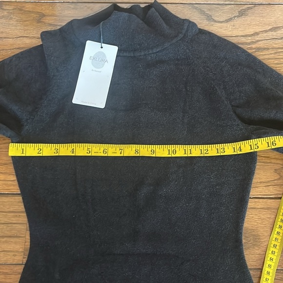 Exlura NEW Mock Neck Bodycon Mini Sweater Dress Size S - Picture 9 of 13